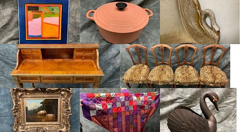12/15 – Seattle Estate Fine Vintage / Antique Furnishings /Quality Artwork Fiber Artist Quilts Rugs Clothing Shipping