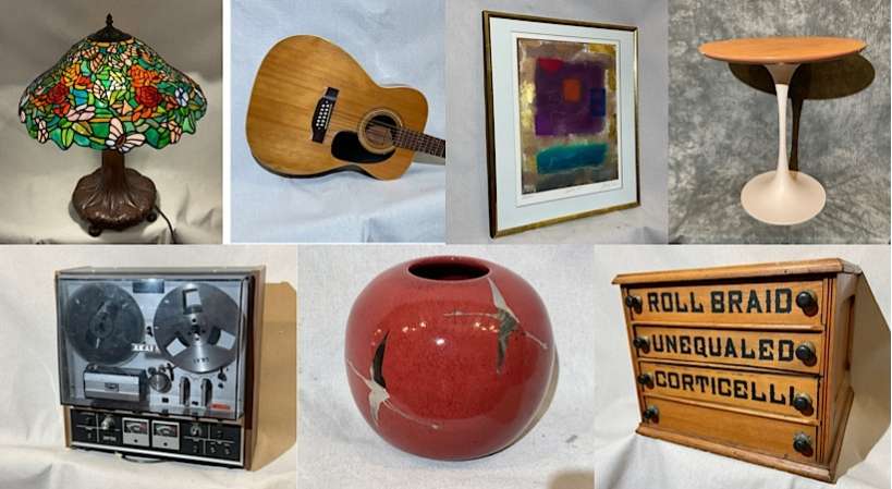 4/1 – Seattle’s Sodo Estate Auction: NW Artwork, Mid Century, Collectables, Decor, Stereo, Guitars and Much MORE